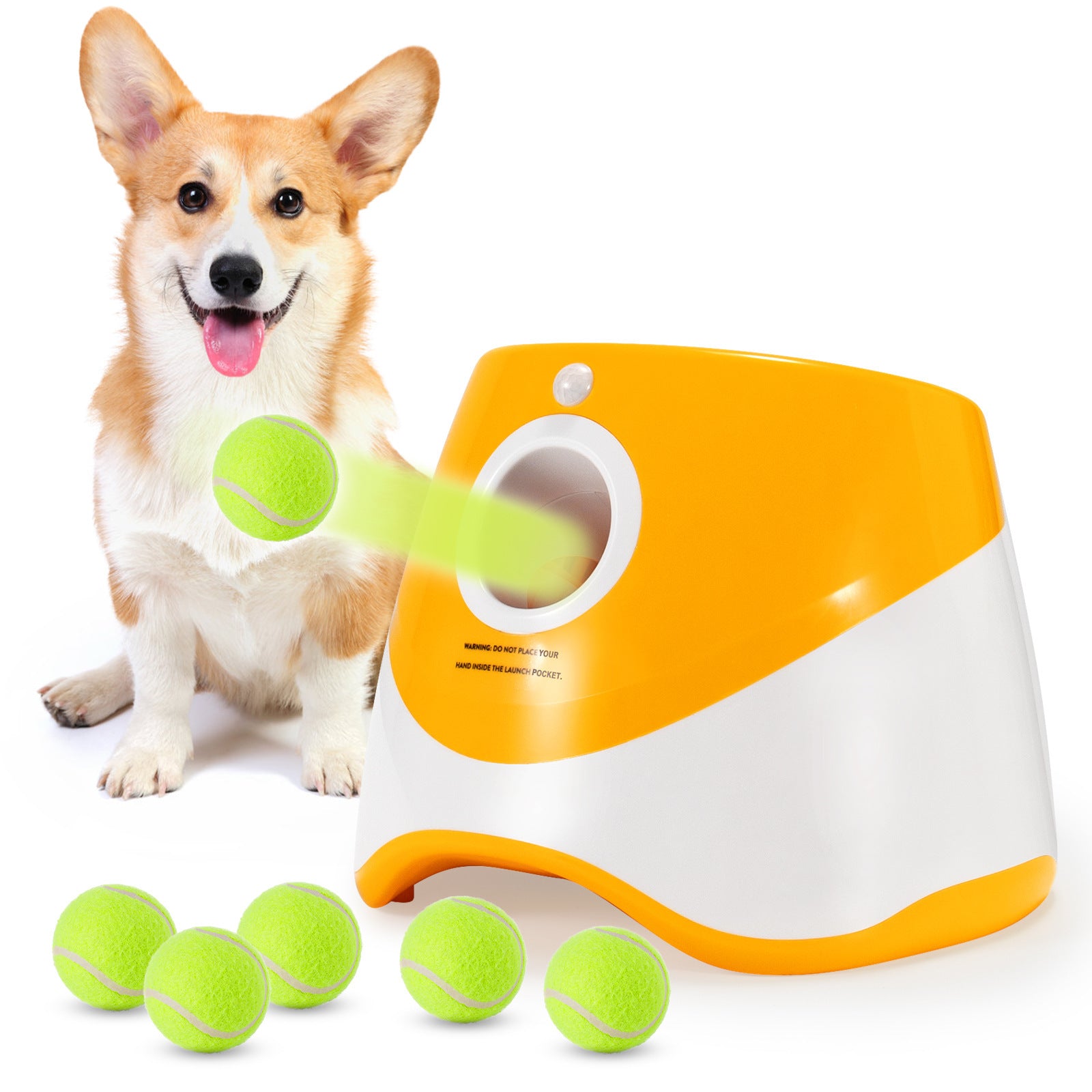 Automatic Dog Ball Launcher – Interactive Fetch Toy